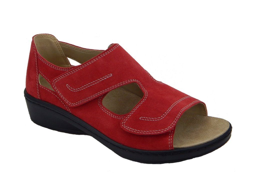 woman sandal duna red